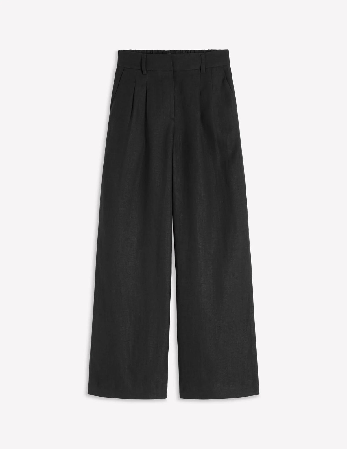 Kensington Linen Pants-Black