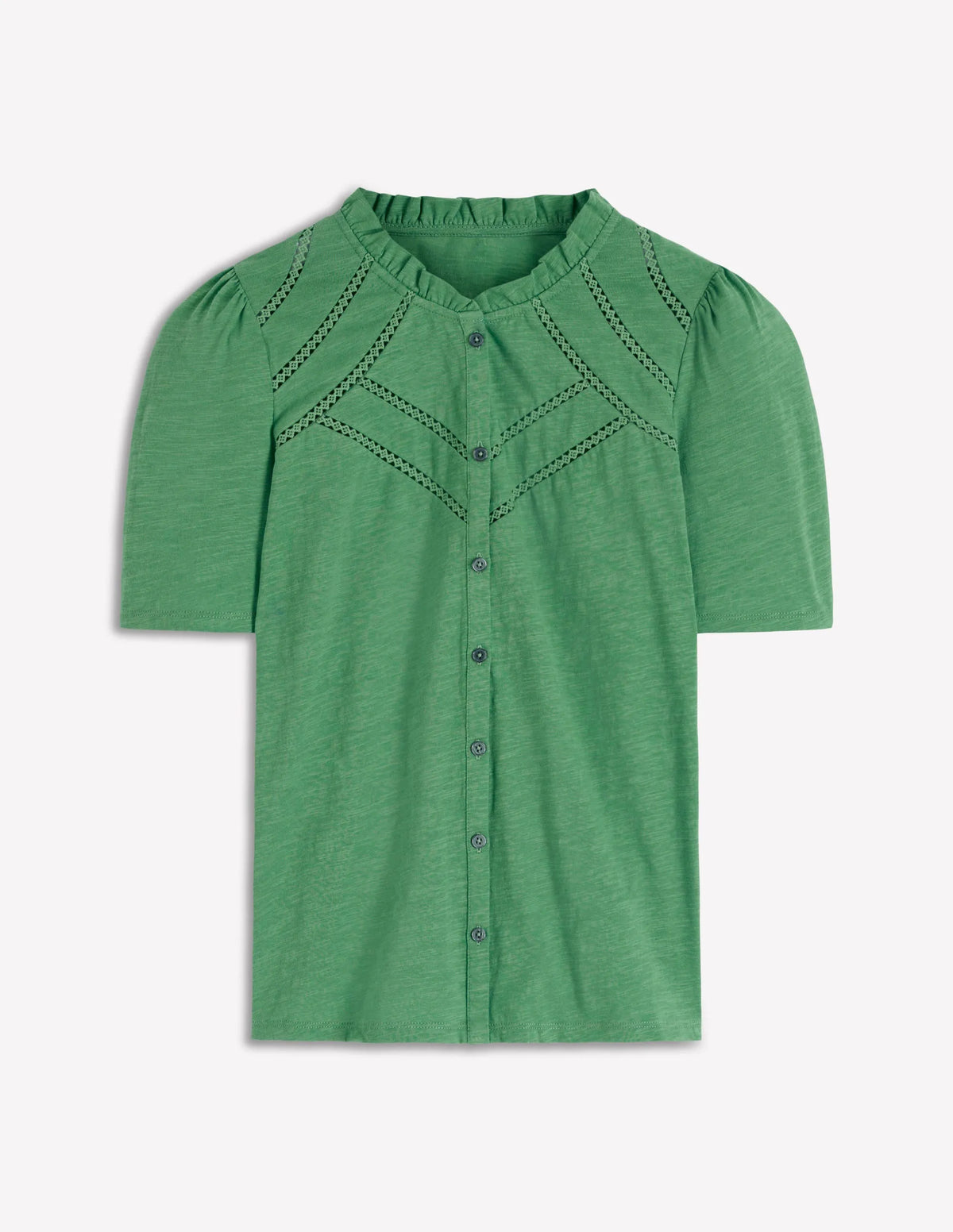 Bea Short Sleeve Shirt-Comfrey