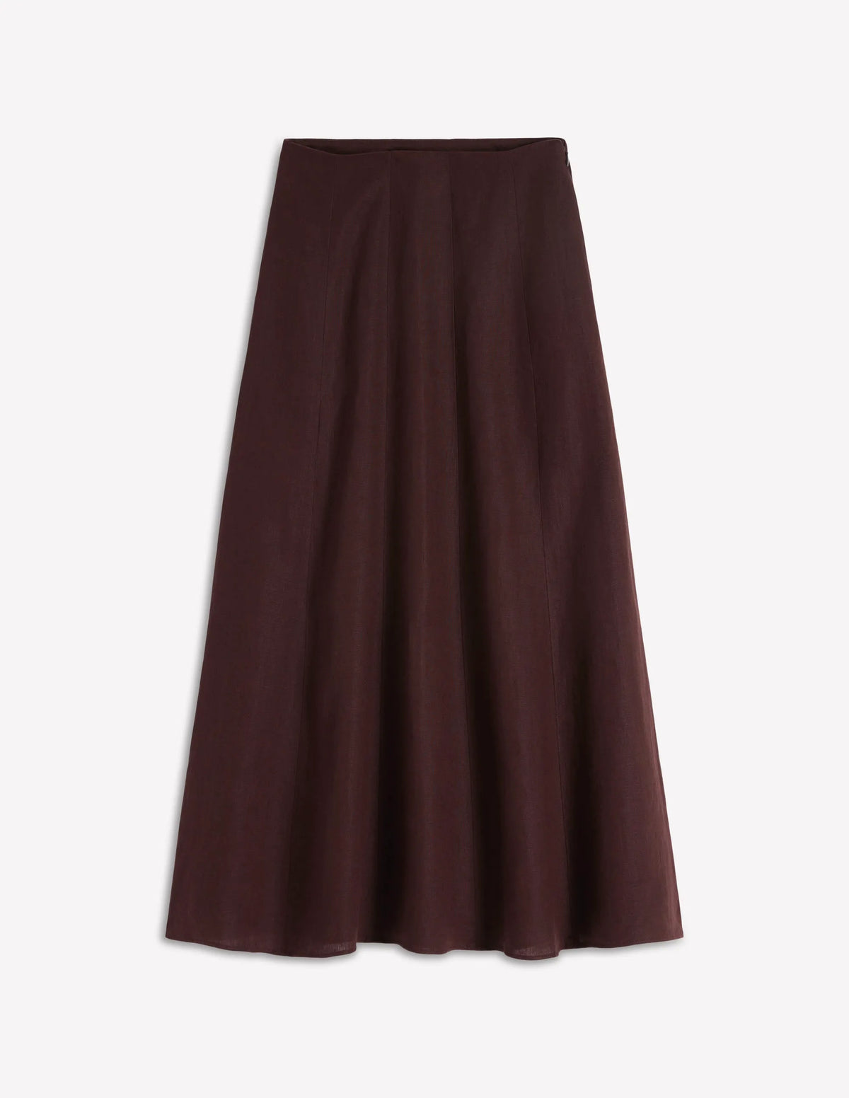 Miriam Linen Maxi Skirt-Bitter Chocolate