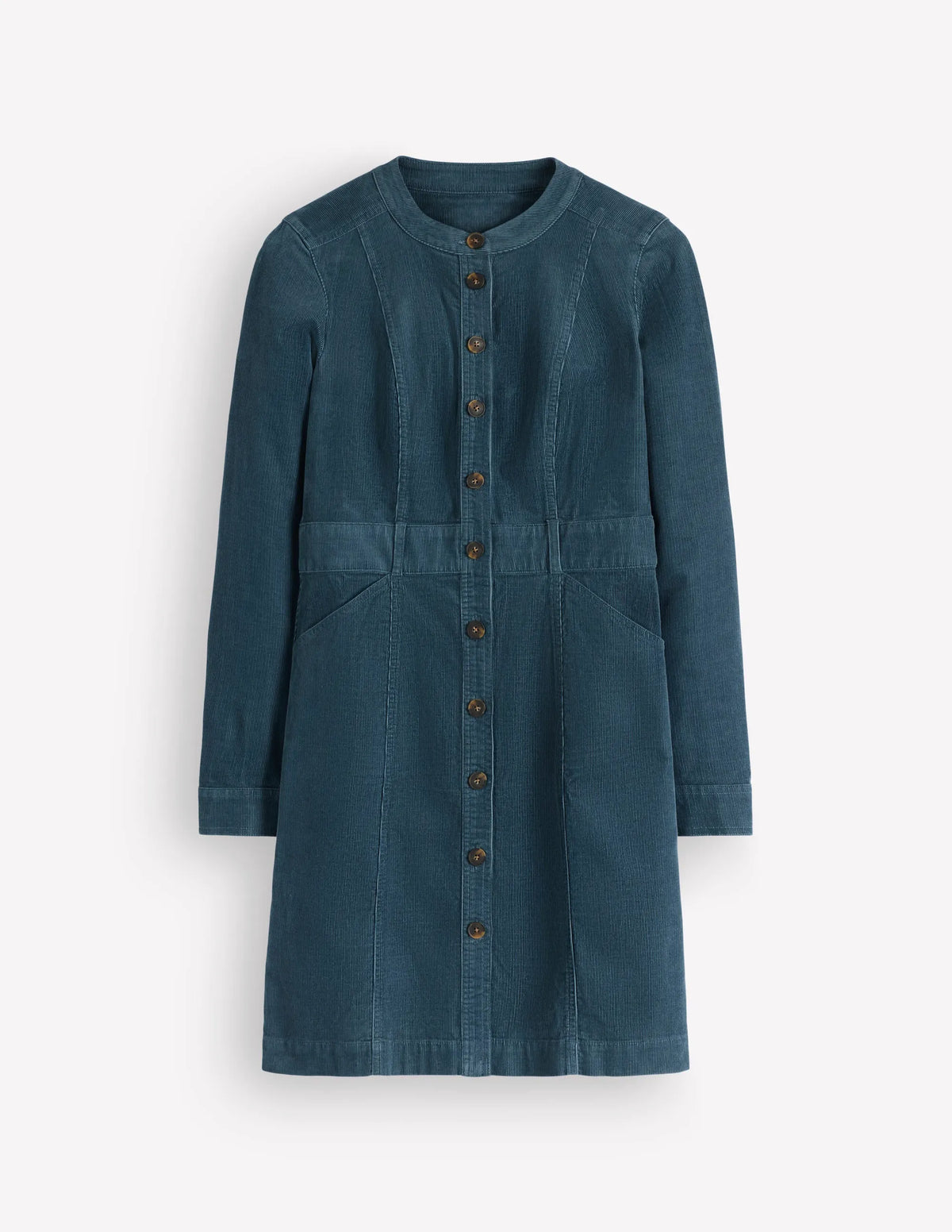 Zara Cord Short Dress-Storm Blue