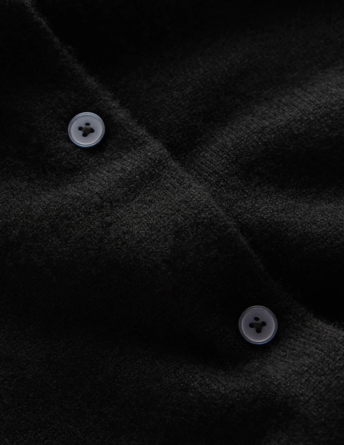Elsie Cashmere Crew Cardigan-Black