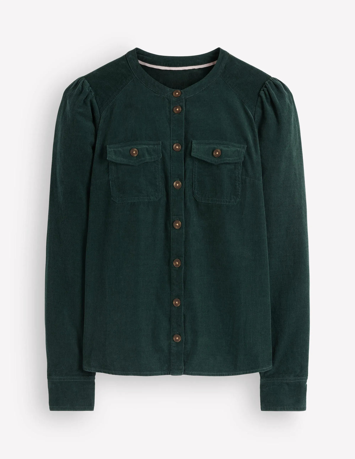 Thea Cord Shirt-Midnight Teal