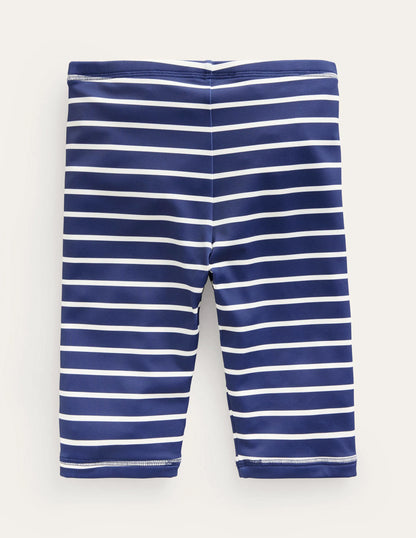 Sun Safe Shorts-College Blue/White
