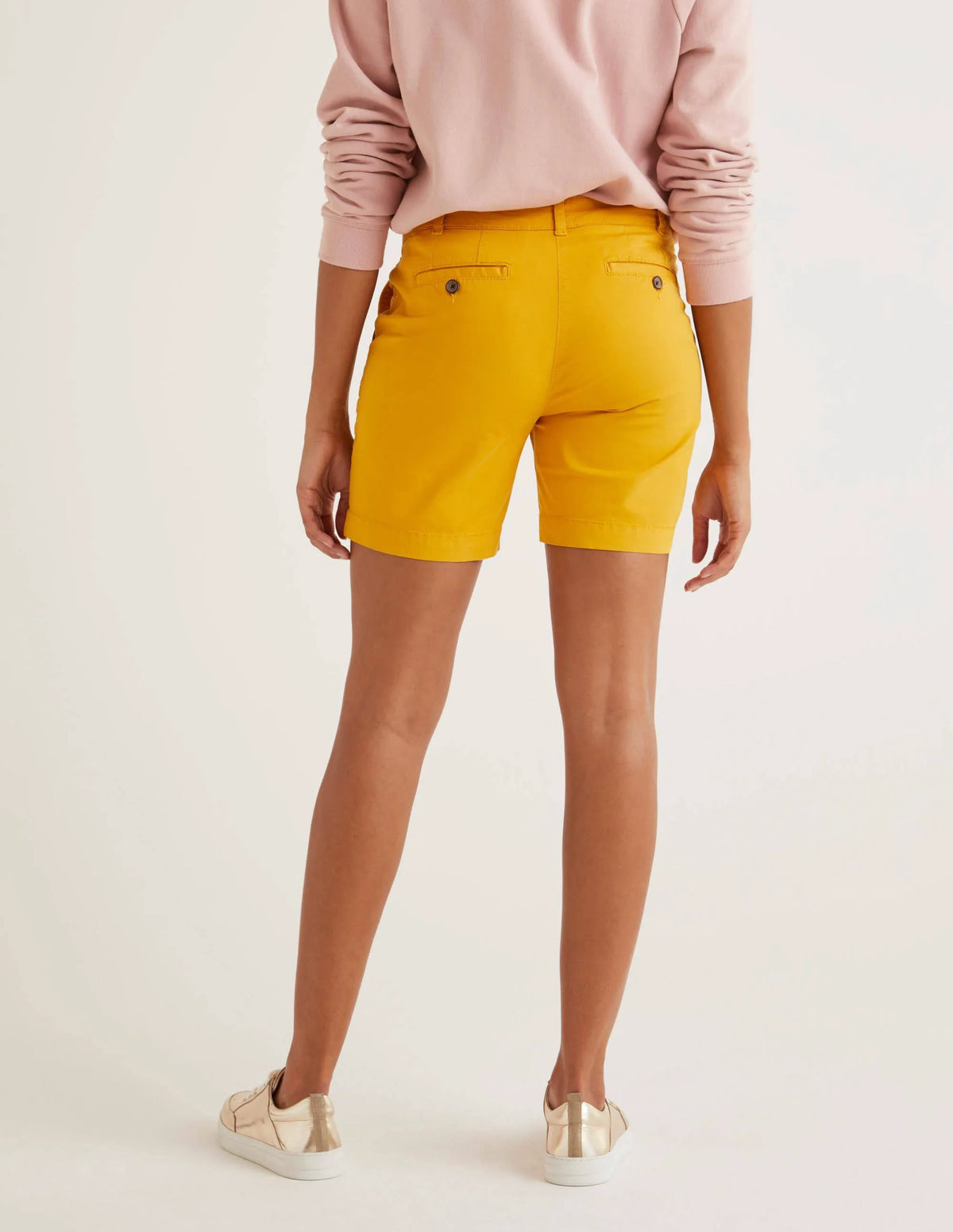 Daisy Chino Shorts-Tuscan Sun