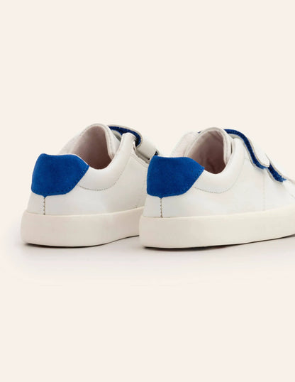 Leather Low Tops-White