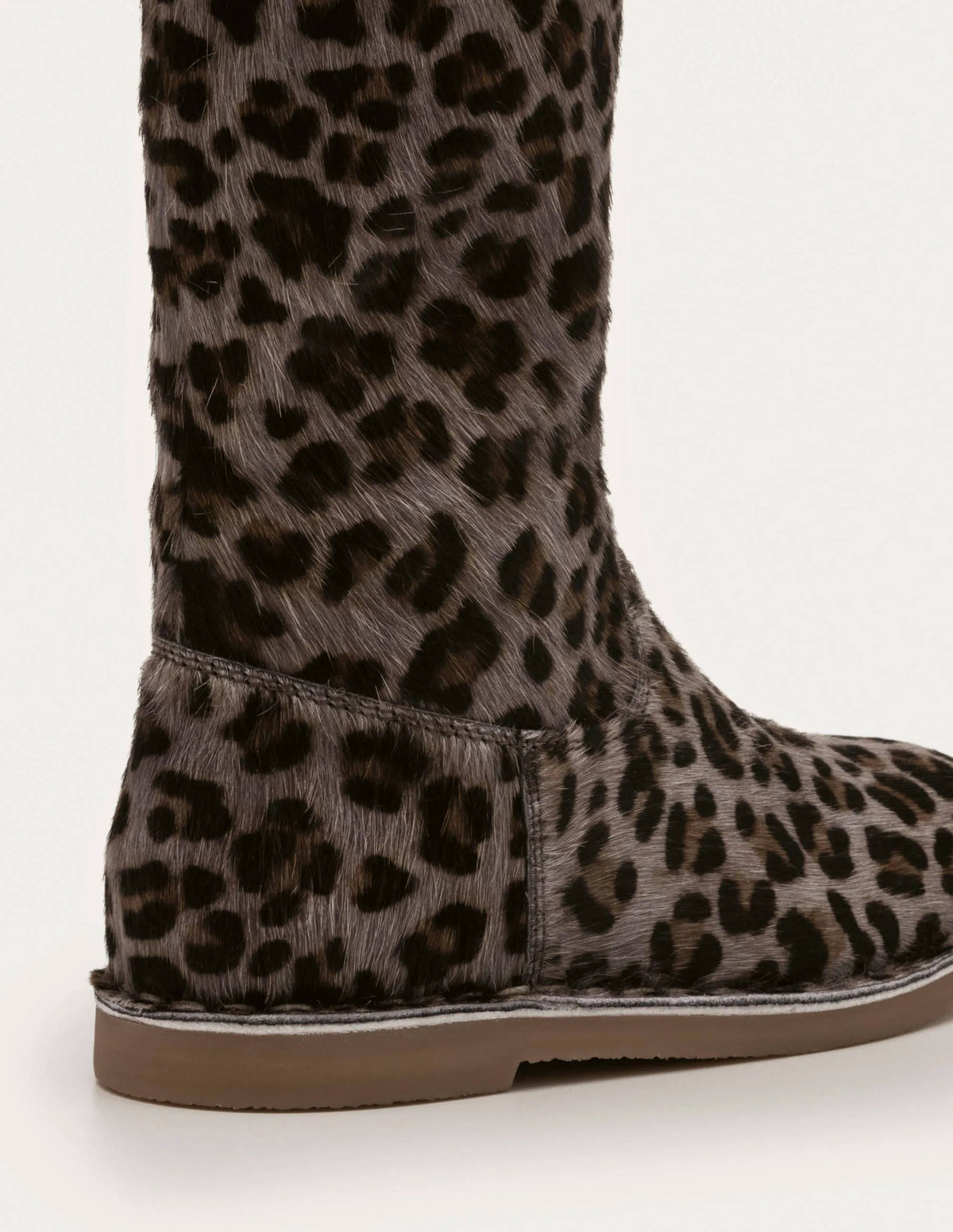 Tall Boots-College Navy Leopard