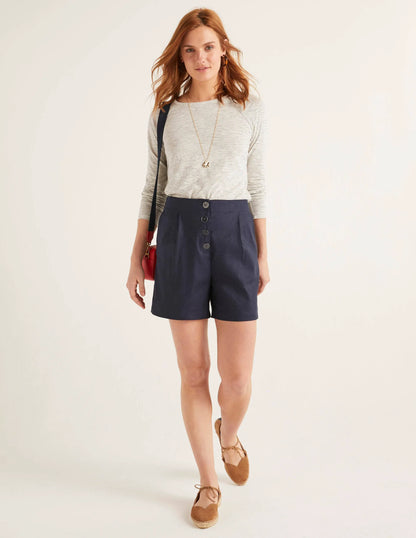 Bamburgh Shorts-Navy