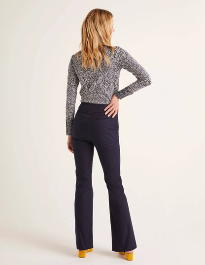 Westmoreland Bootcut Pants-Navy