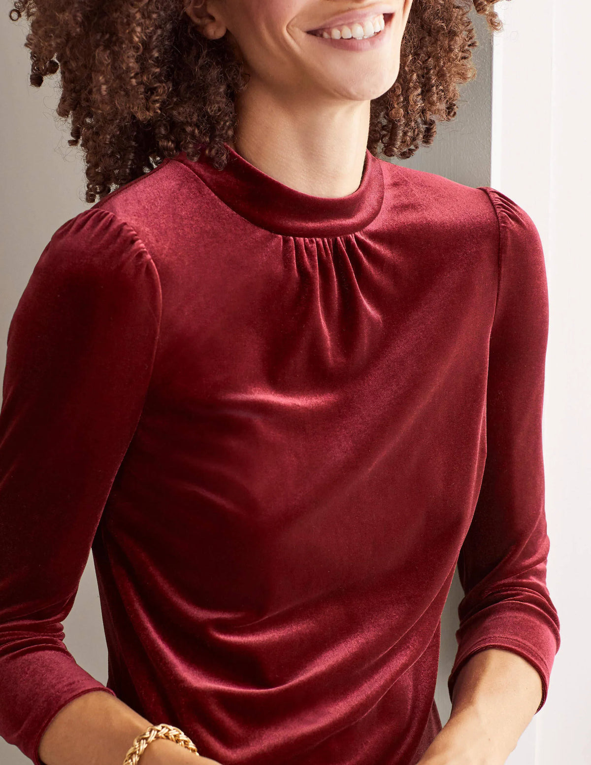 Livia Velvet Shift Dress-Ruby Ring