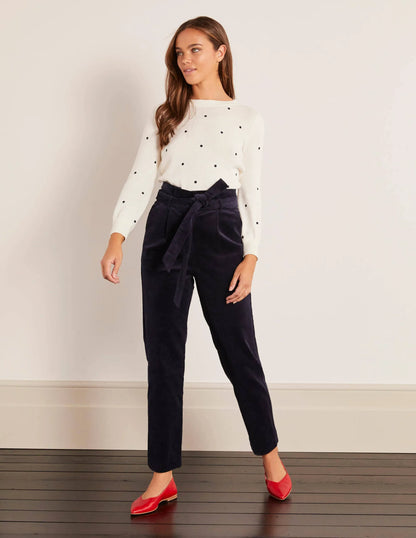 Chiswick Cord Pants-Navy