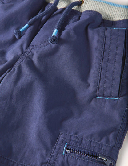 Cosy Lined Cargo Pants-College Navy
