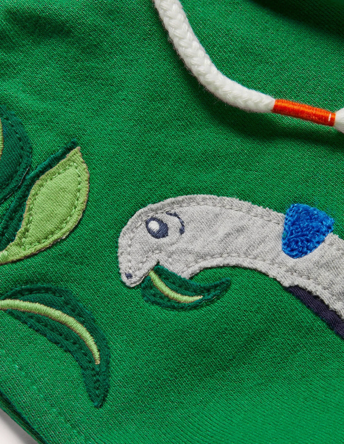 Appliqué Joggers-Highland Green Dinosaur