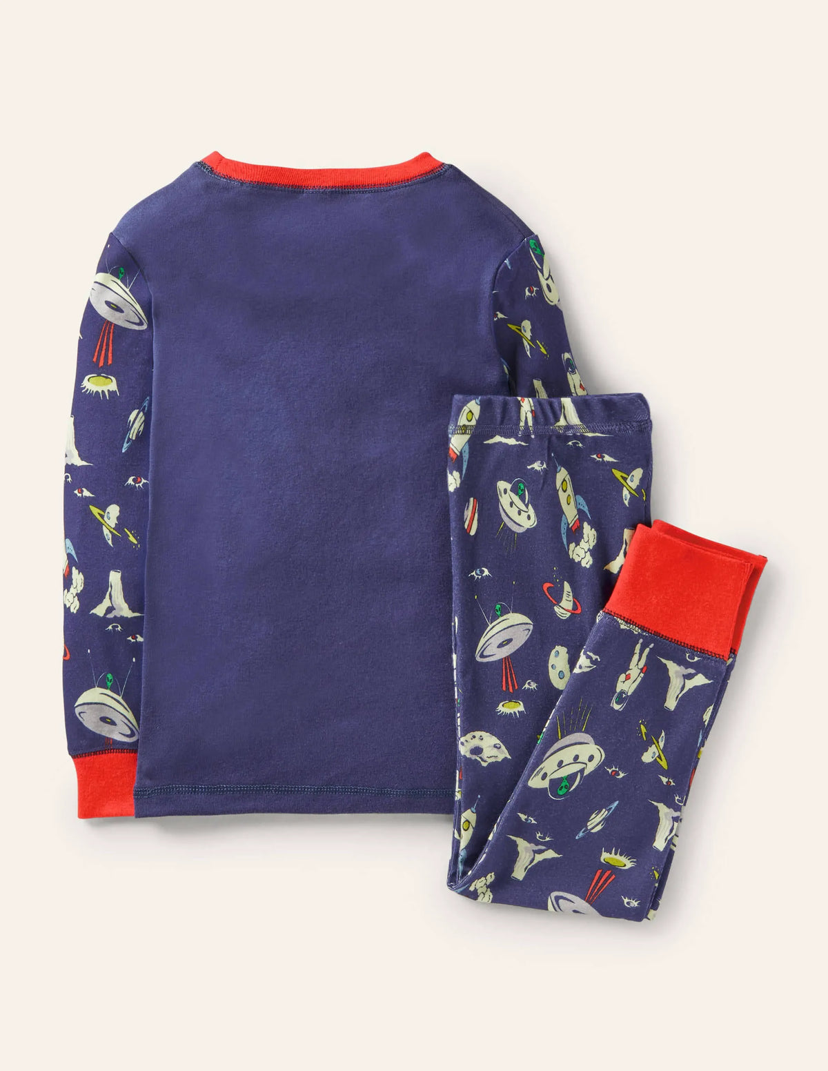 Snug Long John Pajamas-Starboard Blue UFO