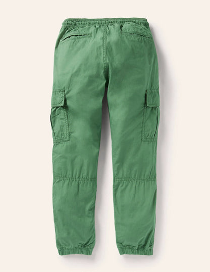 Lined Utility Cargo Pants-Rosemary Green