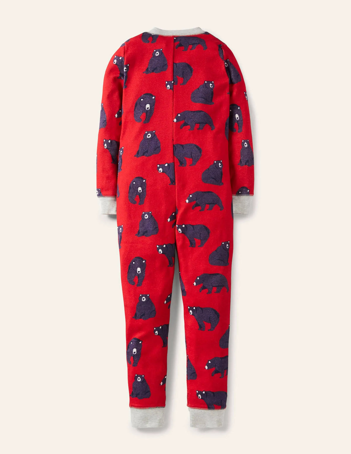 Cosy Sleep All-in-one-Rockabilly Red Bears