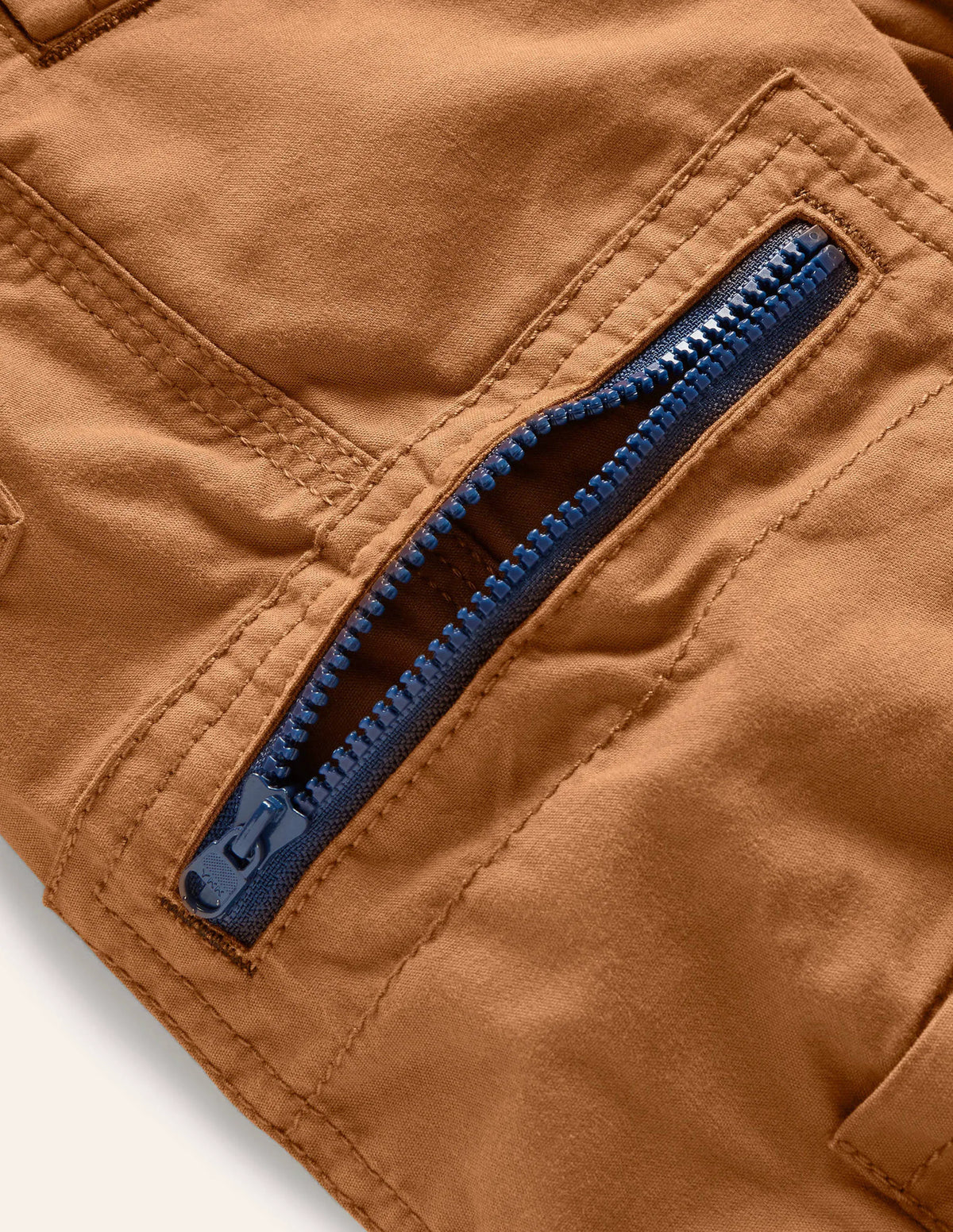 Cosy Lined Cargo Pants-Butterscotch Brown