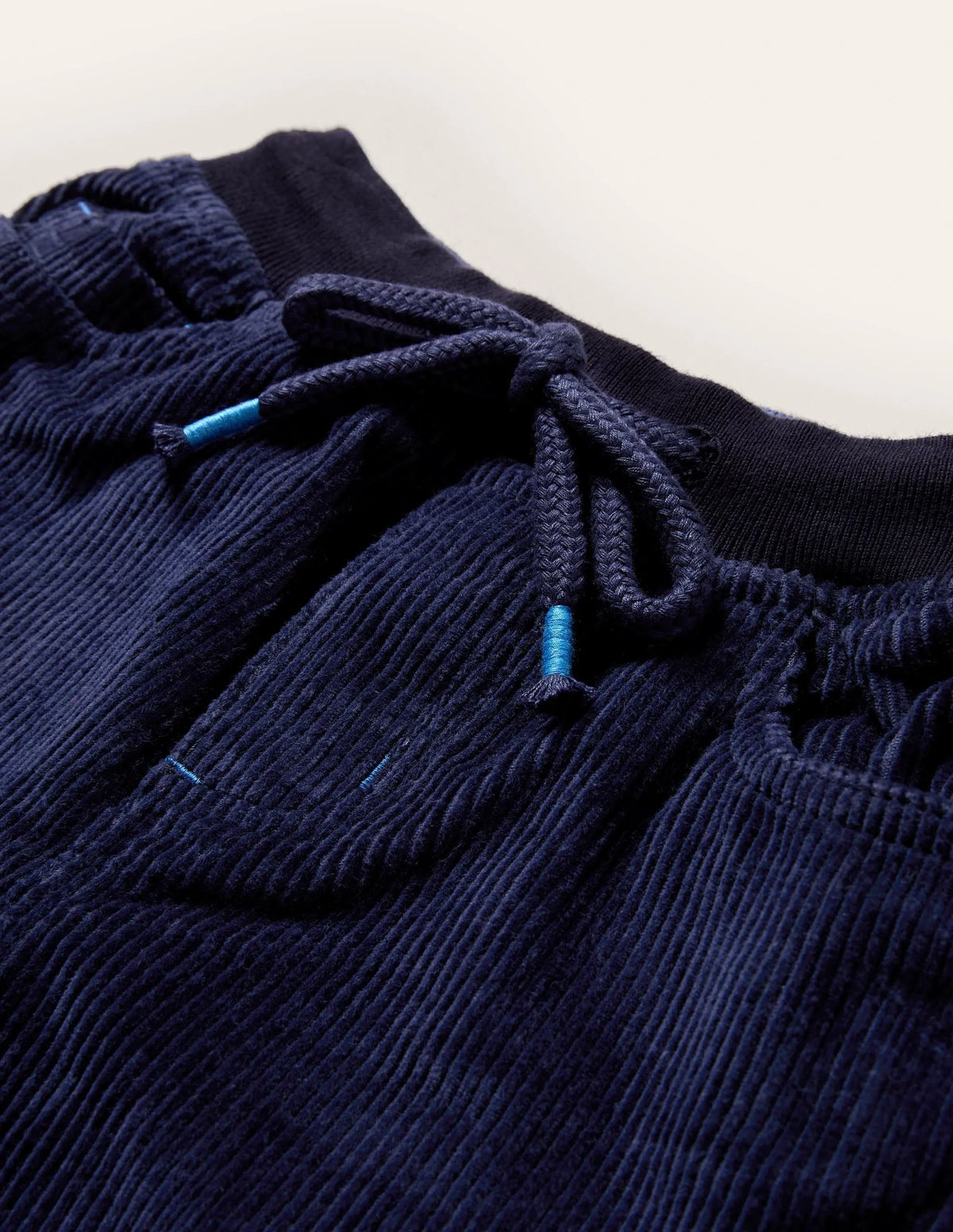 Cosy Lined Cord Pants-College Navy