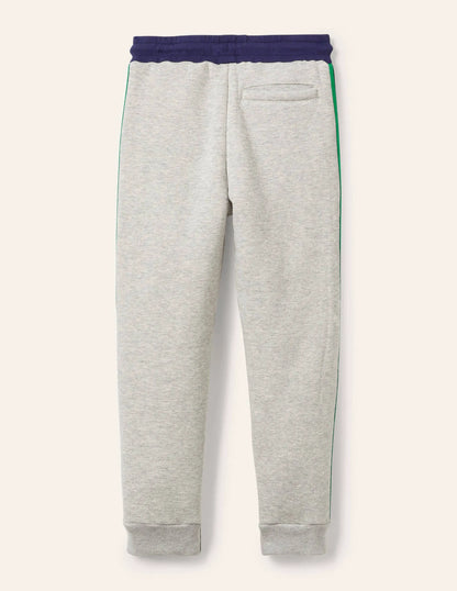 Shaggy-lined Joggers-Grey Marl