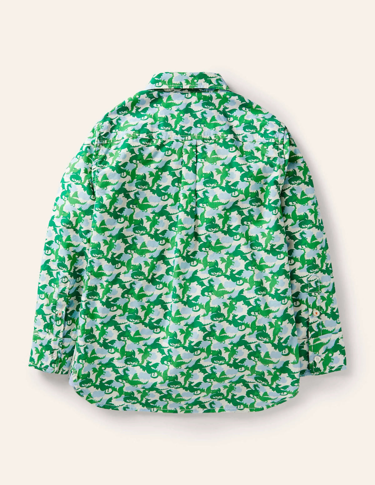 Printed Party Shirt-Highland Green Dragons