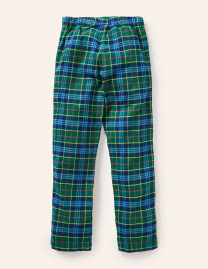 Kleo Pants-Deep Forest/College Navy