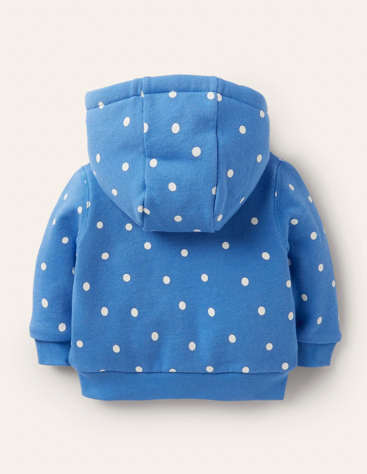 Shaggy-lined Hoodie-Elizabethan Blue Bunny Scene