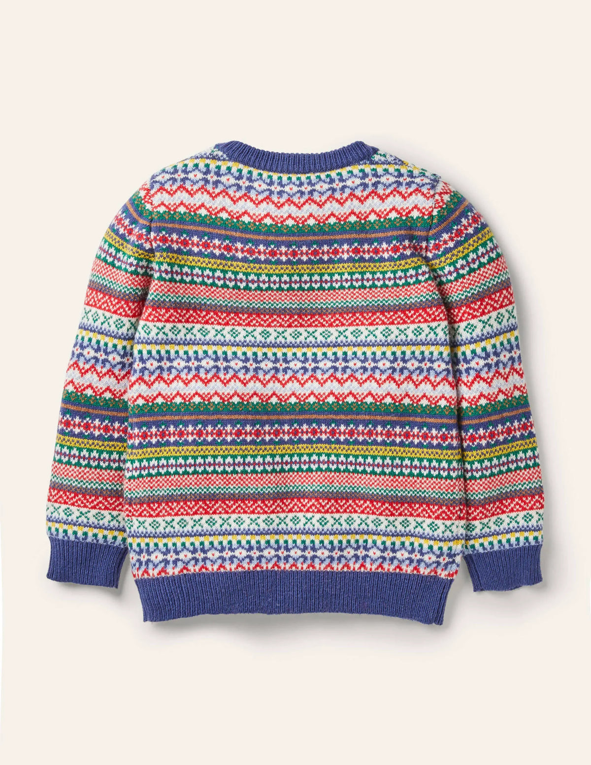 Fair Isle Reindeer Sweater-Muti Navy Rudolph