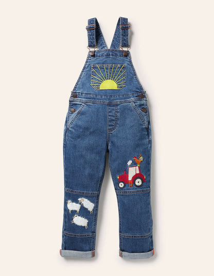 Fun Overalls-Dark Vintage Weather