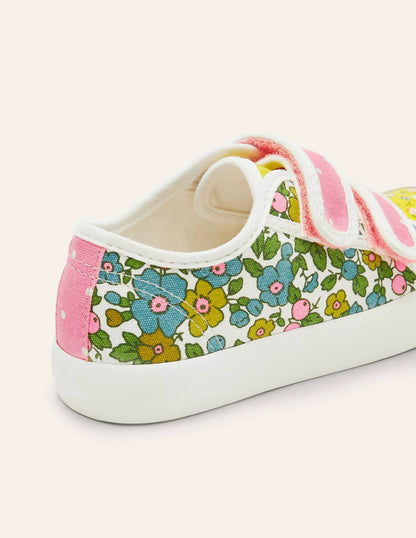 Hotch Potch Canvas Sneakers-Multi Floral