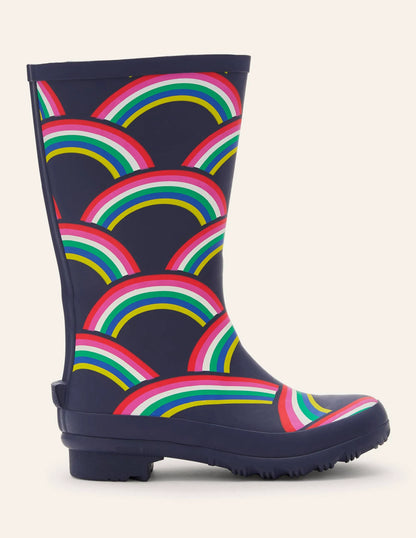 Wellies-Multi Rainbow