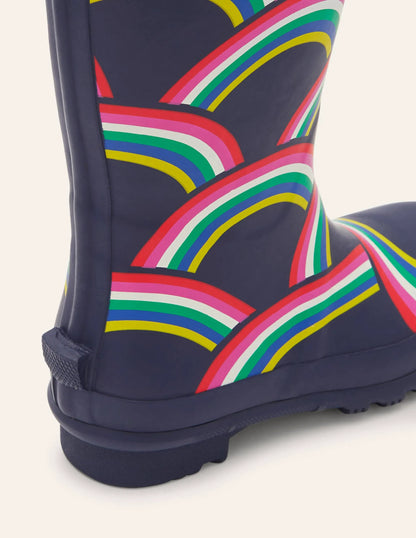 Wellies-Multi Rainbow