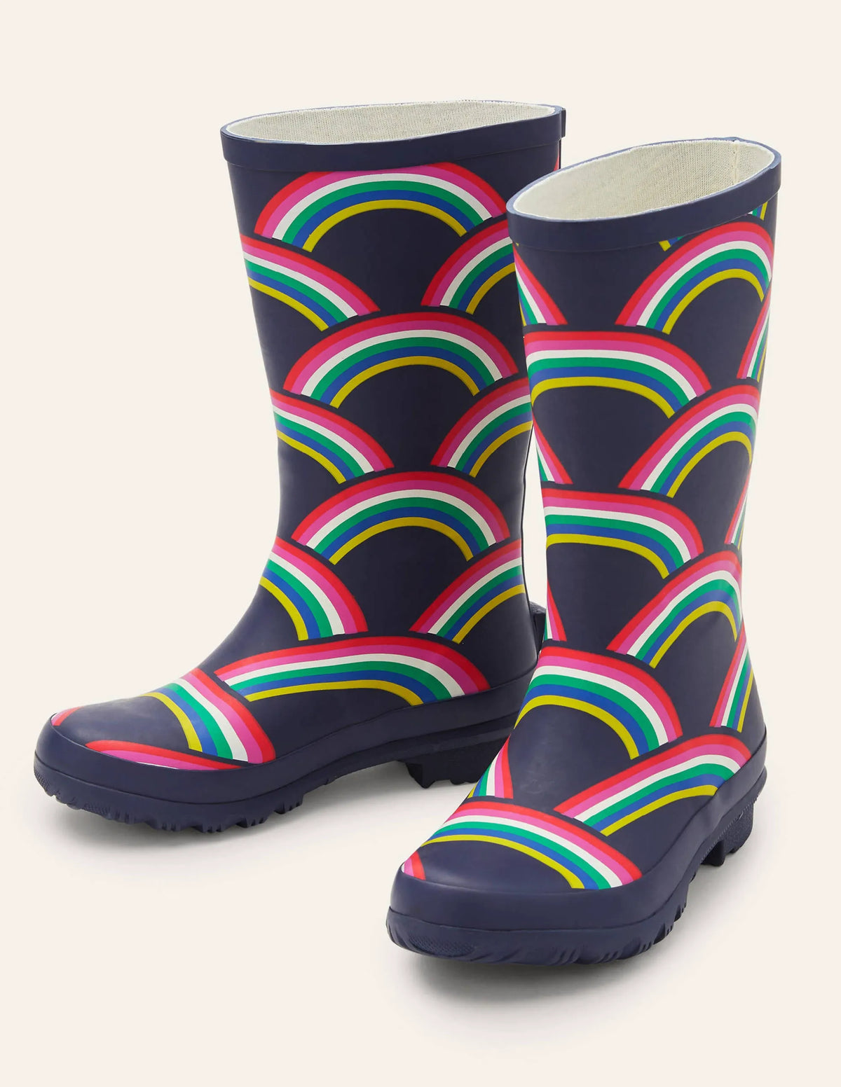 Wellies-Multi Rainbow