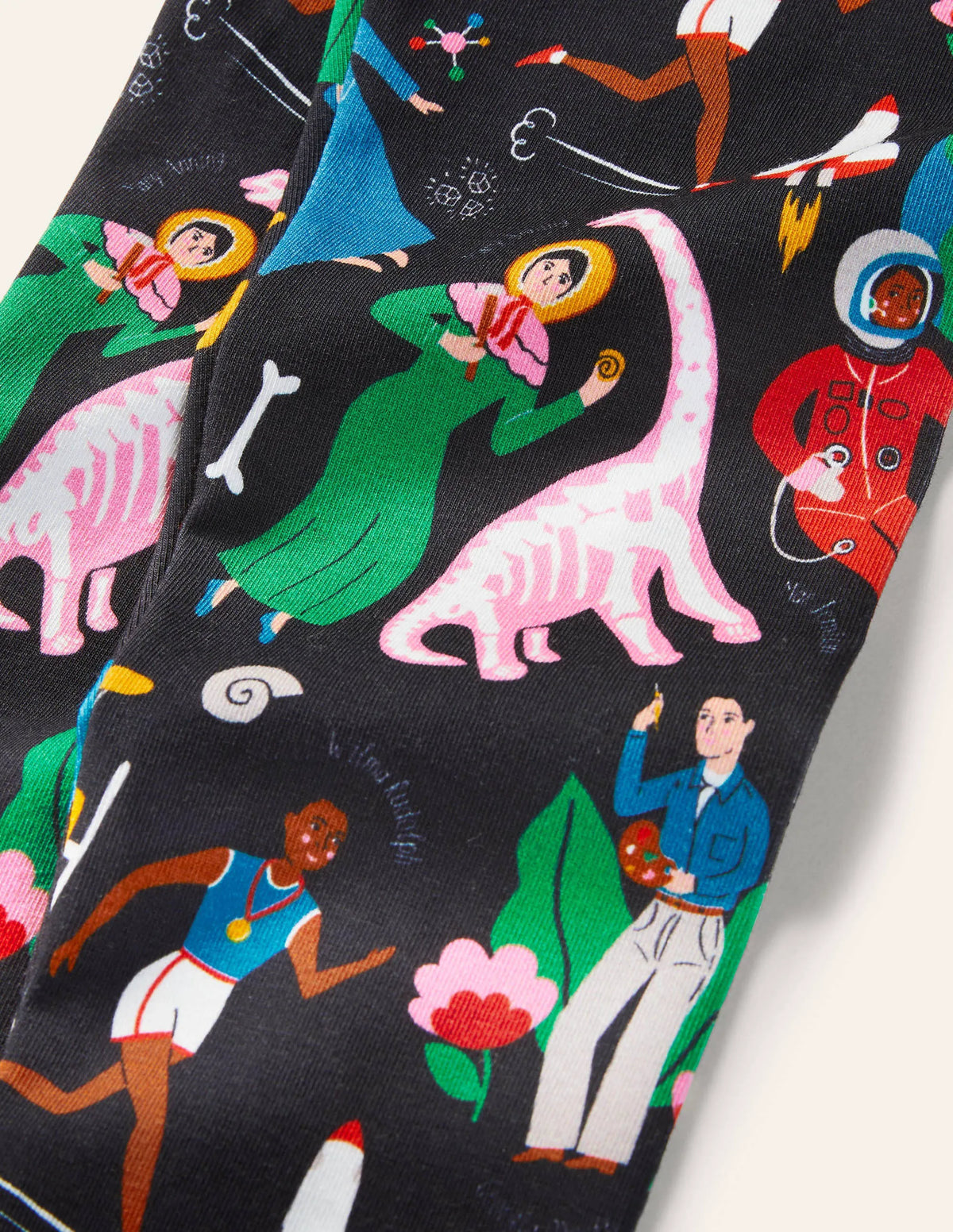 Fun Leggings-Starboard Blue When I Grow Up