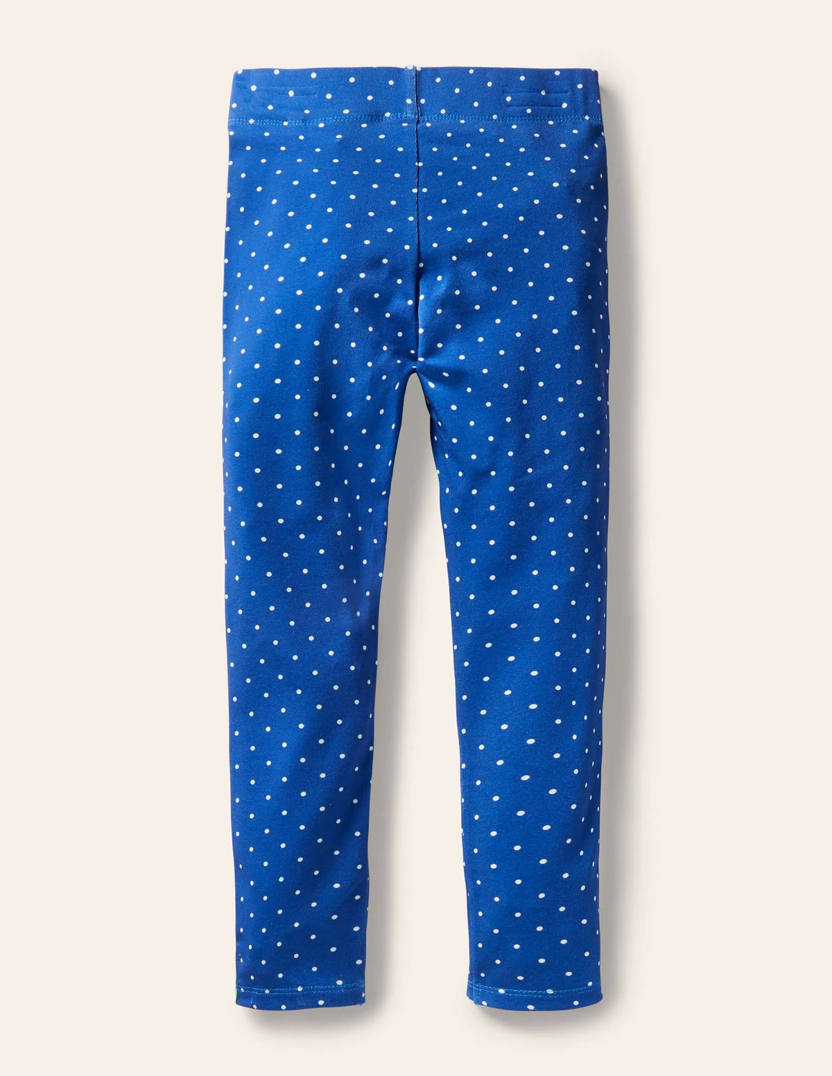 Fun Appliqué Leggings-Elizabethan Blue Pin Spot Frog
