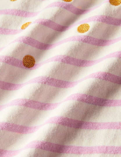 Fun Breton-Ivory/Lilac Gold Spot