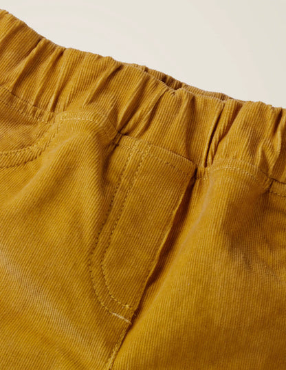 Cord Leggings-Honeycomb Yellow