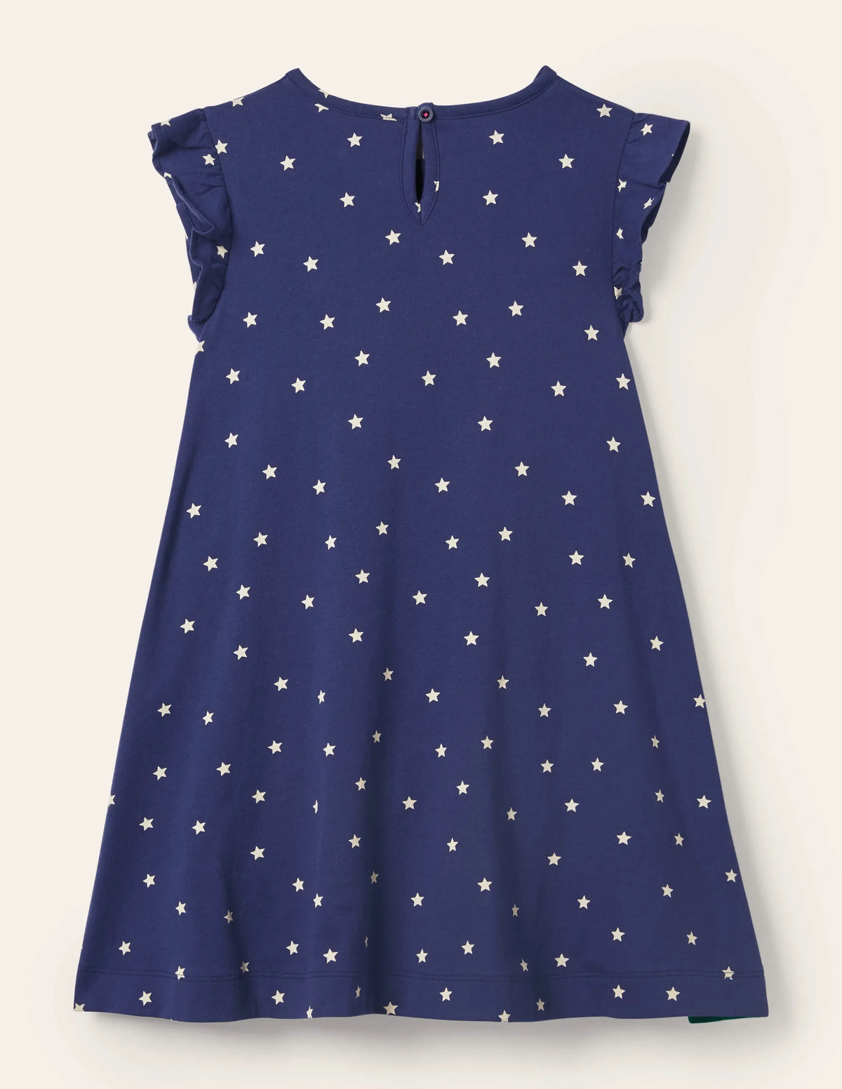 Lift The Flap Jersey Dress-Starboard Blue Tent