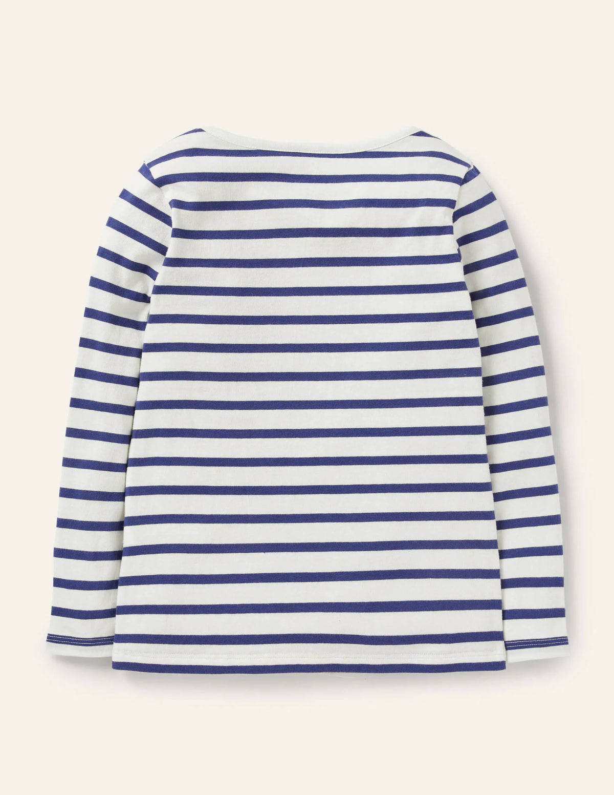 Flutter T-shirt-Ivory/Navy Butterflies