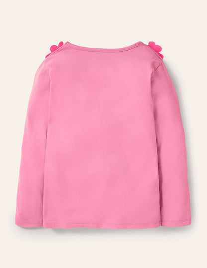 Flutter T-shirt-Pink Lemonade Flowers