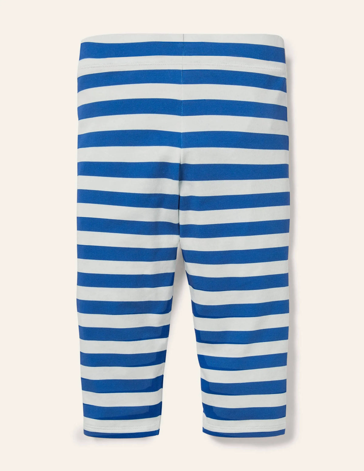 Fun Cropped Leggings-Elizabethan Blue/ Ivory