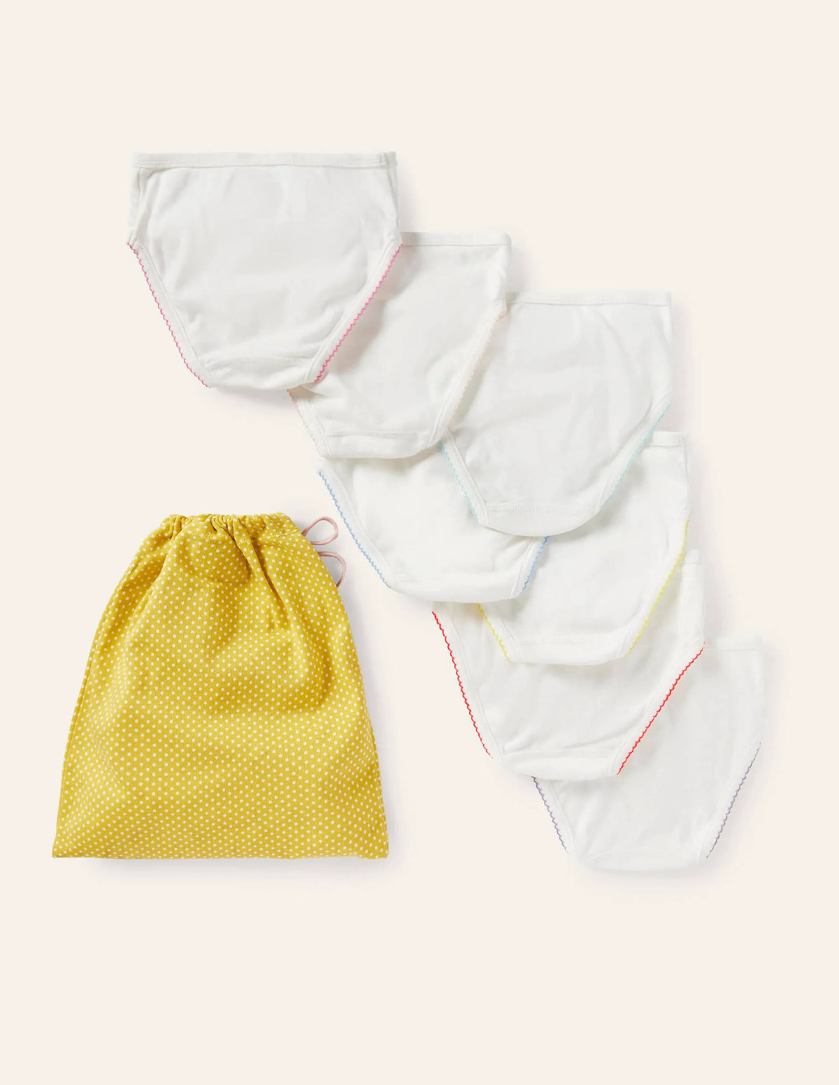 Underwear 7 Pack-Ivory Floral Pets