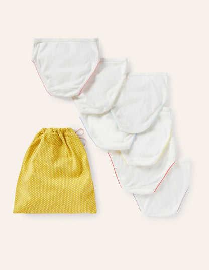 Underwear 7 Pack-Ivory Floral Pets