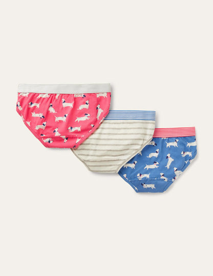 Underwear 3 Pack-Multi Sausage Dogs