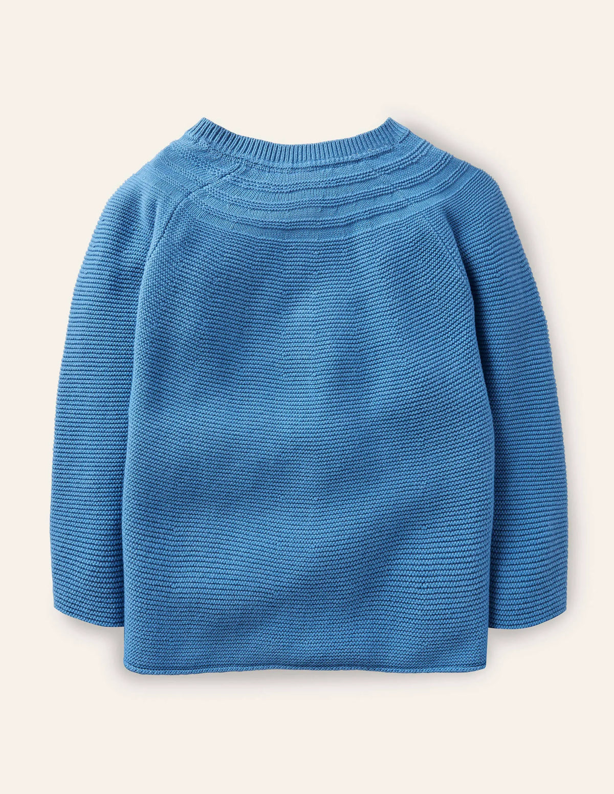 Cotton Cashmere Mix Cardigan-Elizabethan Blue