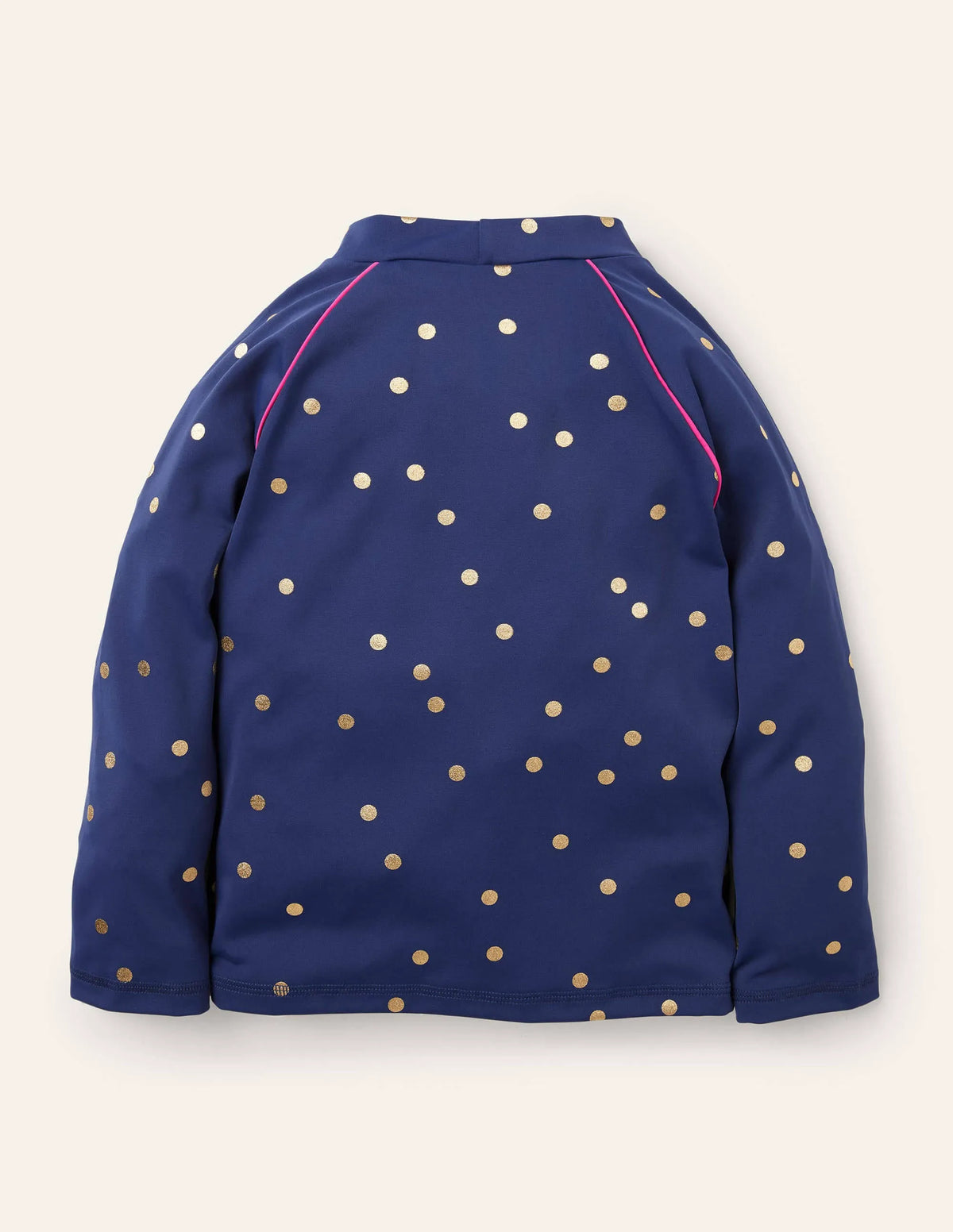 Long-sleeved Rash Guard-Deep Sea Blue Foil Spot