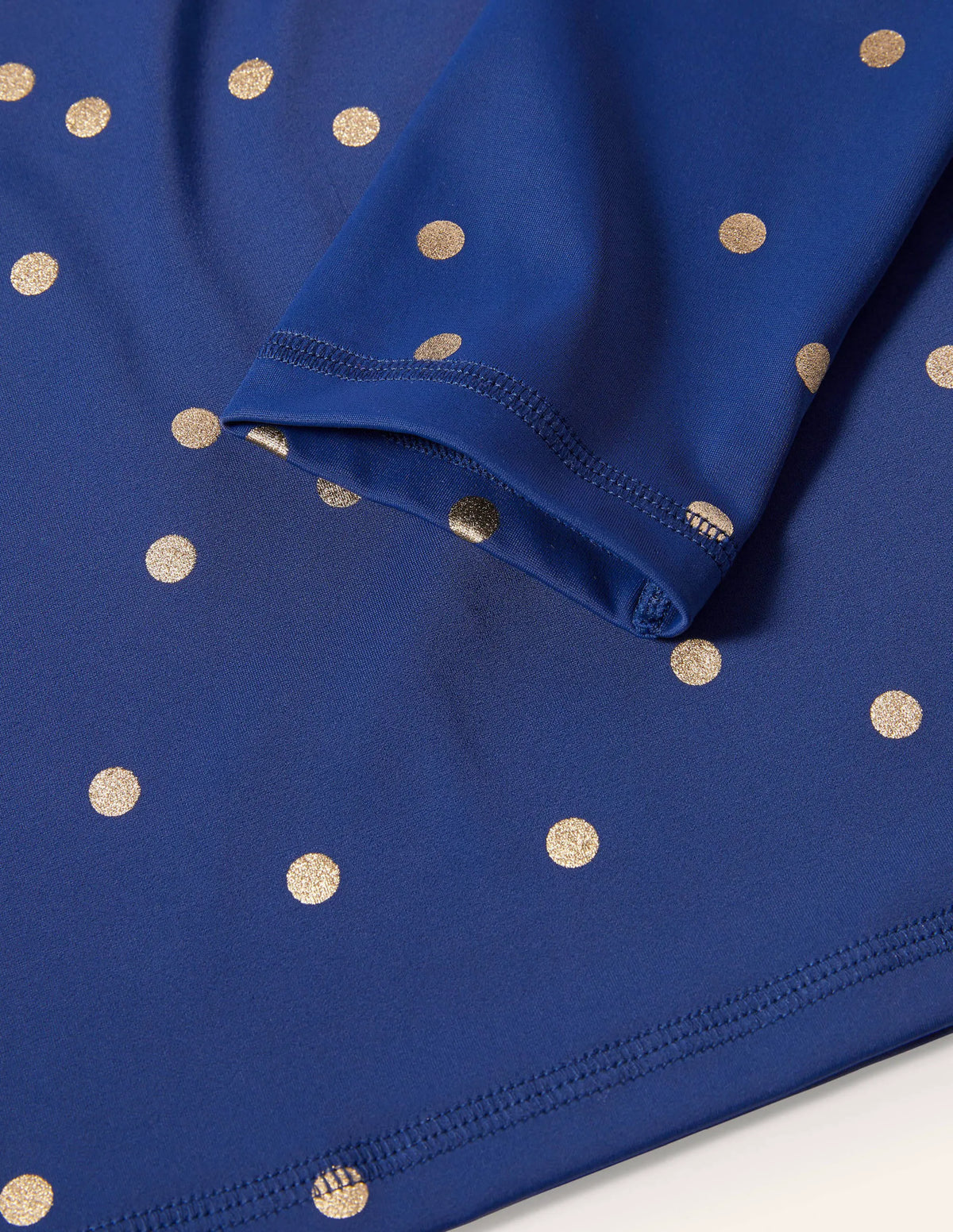 Long-sleeved Rash Guard-Deep Sea Blue Foil Spot