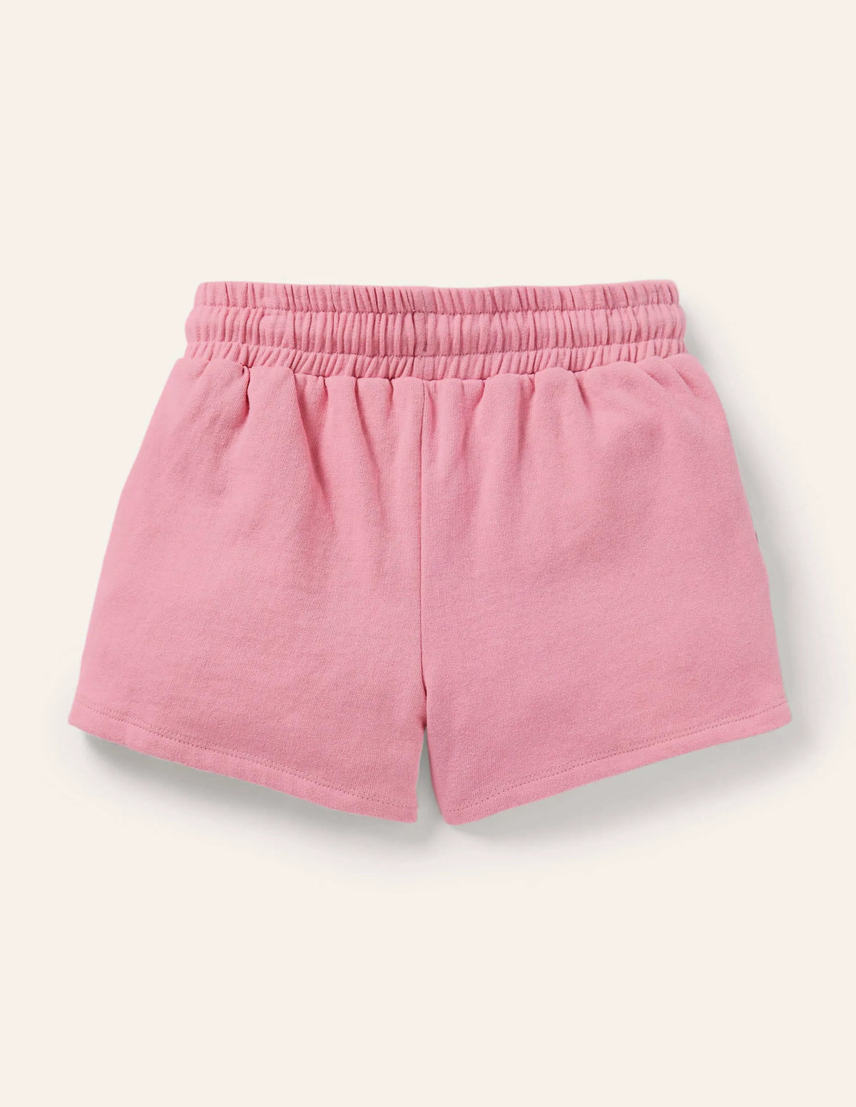 Appliqué Jersey Shorts-Formica Pink Flowers