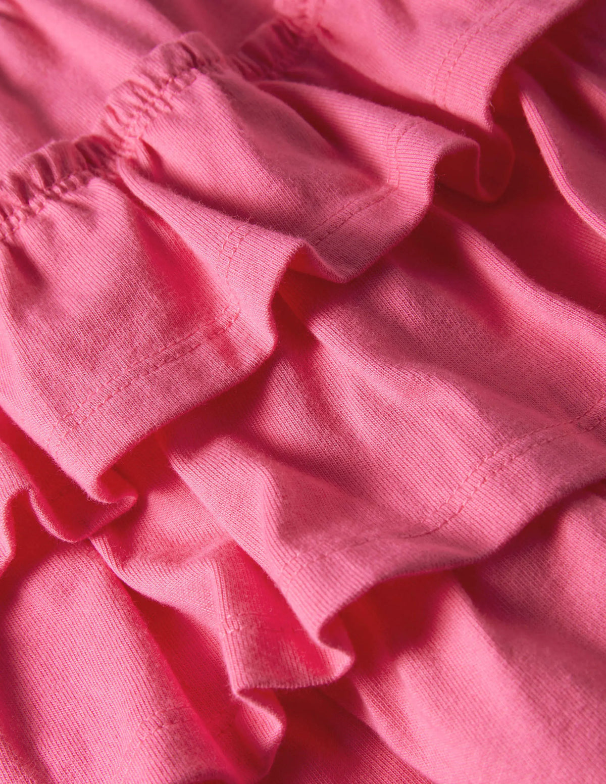 Jersey Ruffle Skort-Bright Camellia Pink