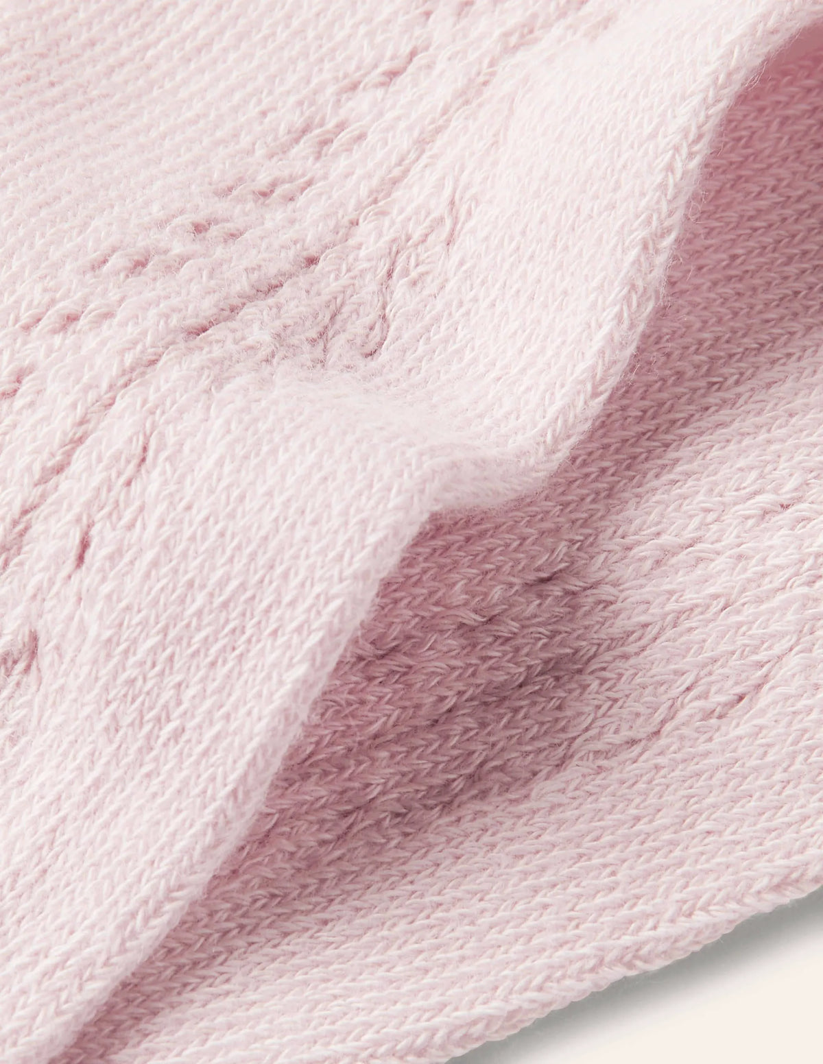 Lace Stitch Tights (Baby)-Provence Dusty Pink