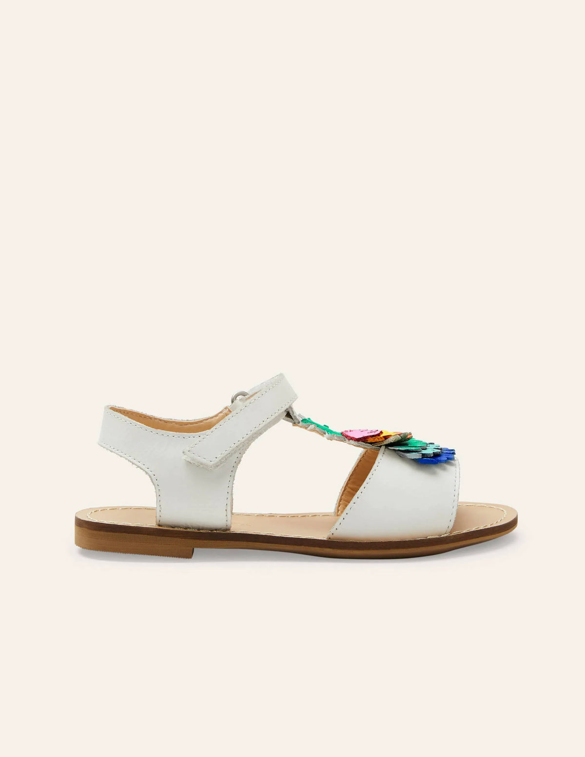 Novelty Leather Sandals-Multi Pineapple