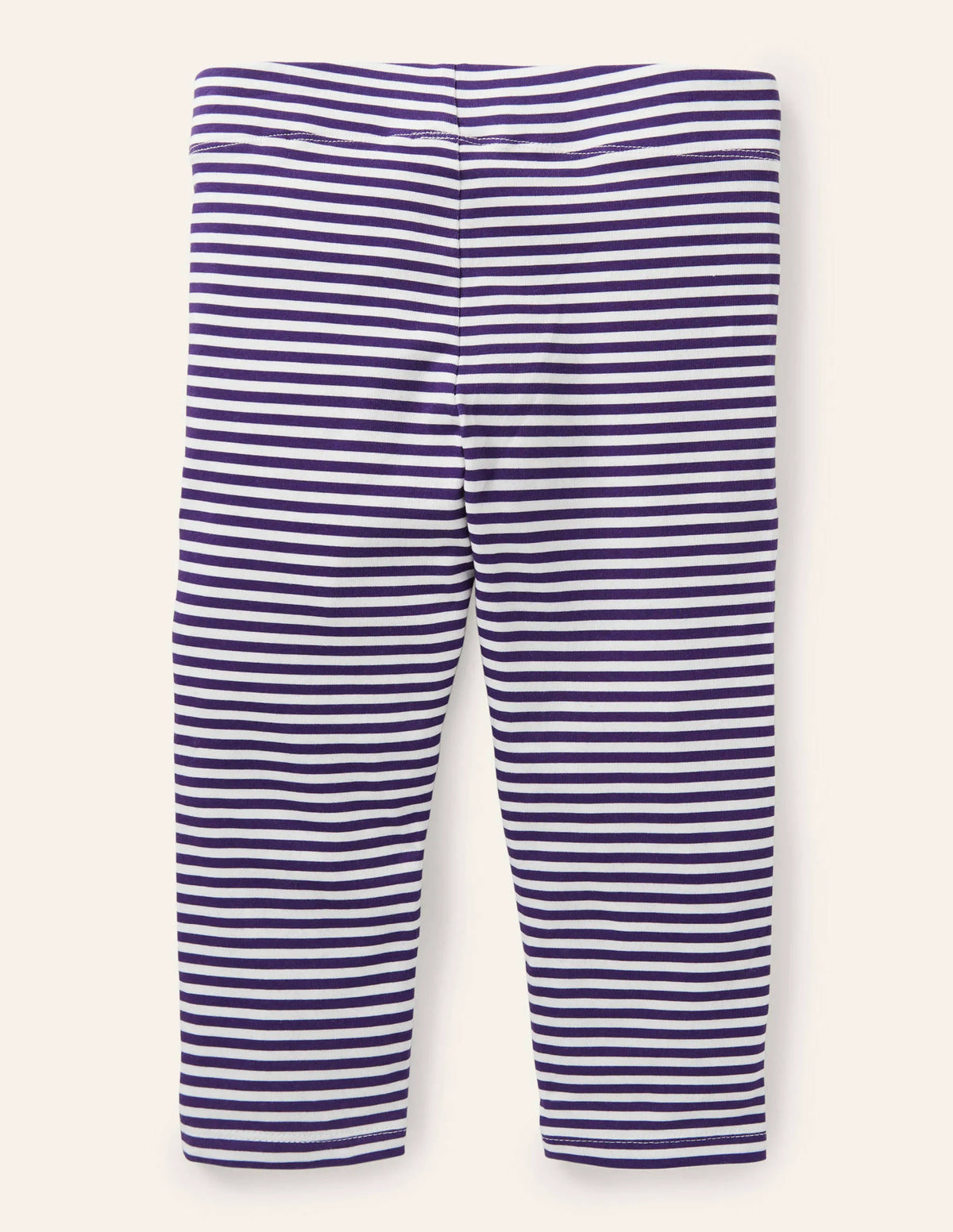 Fun Cropped Leggings-Indigo Navy/ White